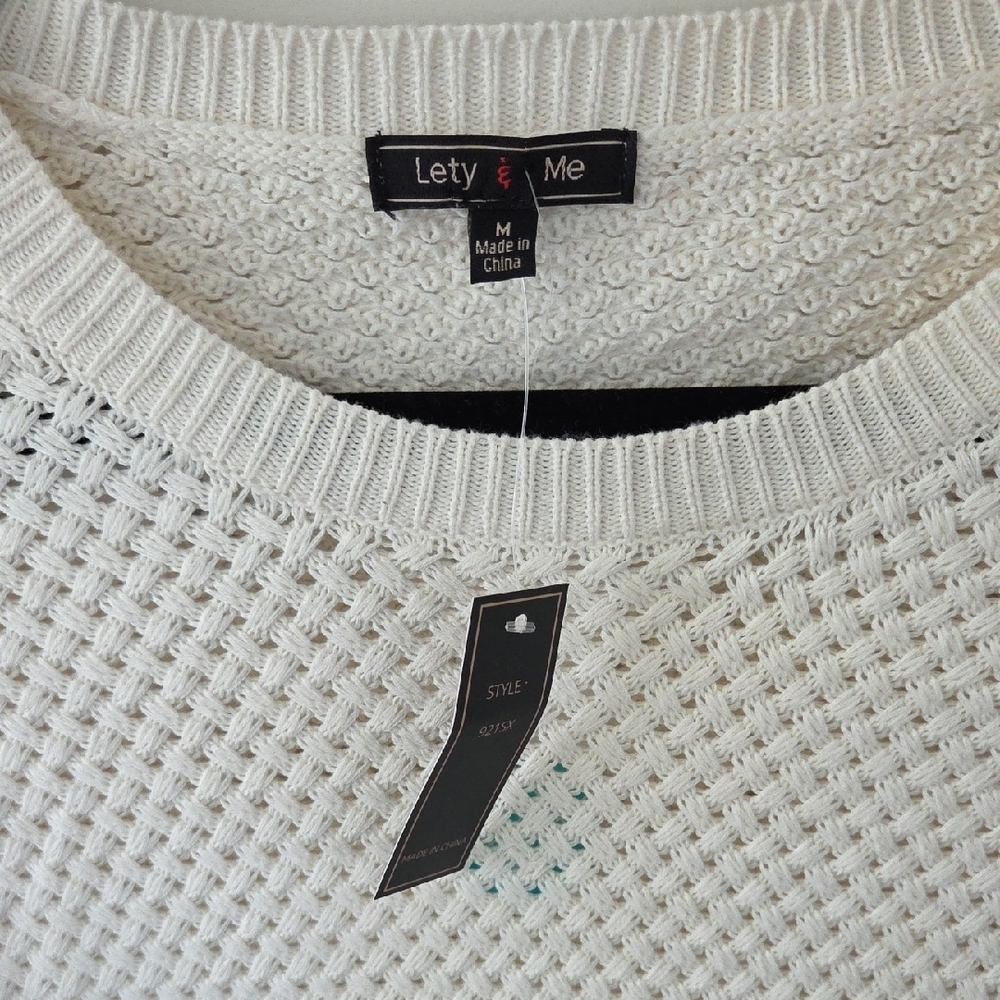 Lety & Me Textured Knit Sweater - Picture 3 of 7